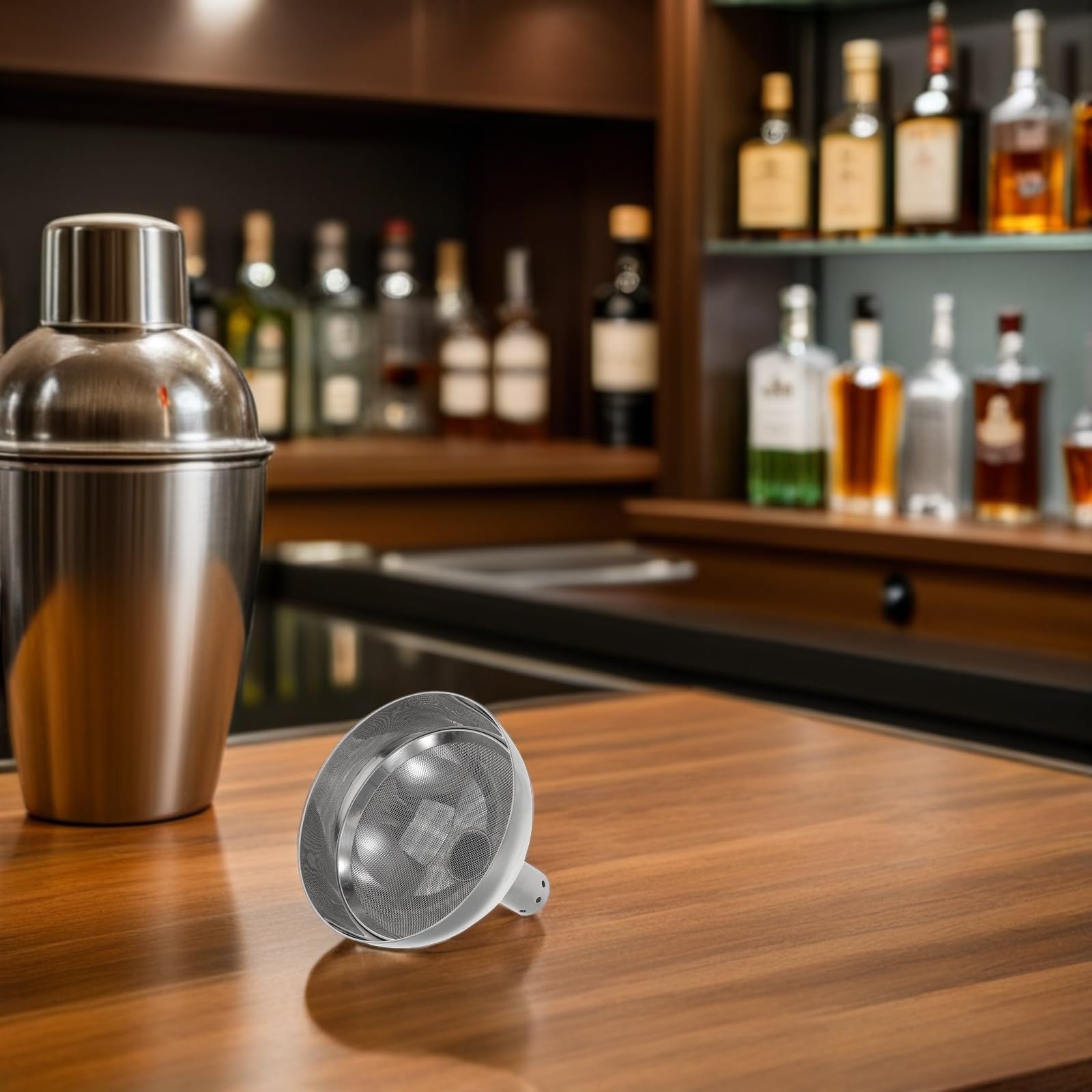 Weithalstrichter aus Edelstahl mit Feinem Siebfilter Hygienisch und Leicht zu Reinigen für Wein Öl und Flaschen zum Umfüllen