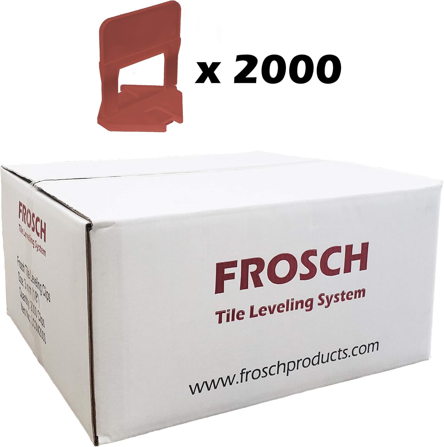 Get Special Price FROSCH Tile Leveling System - 1/32 (1mm) Clips, 2000-Pack Black Friday - 80% OFF FROSCH Tile Leveling System - 1/32 (1mm) Clips, 2000-Pack