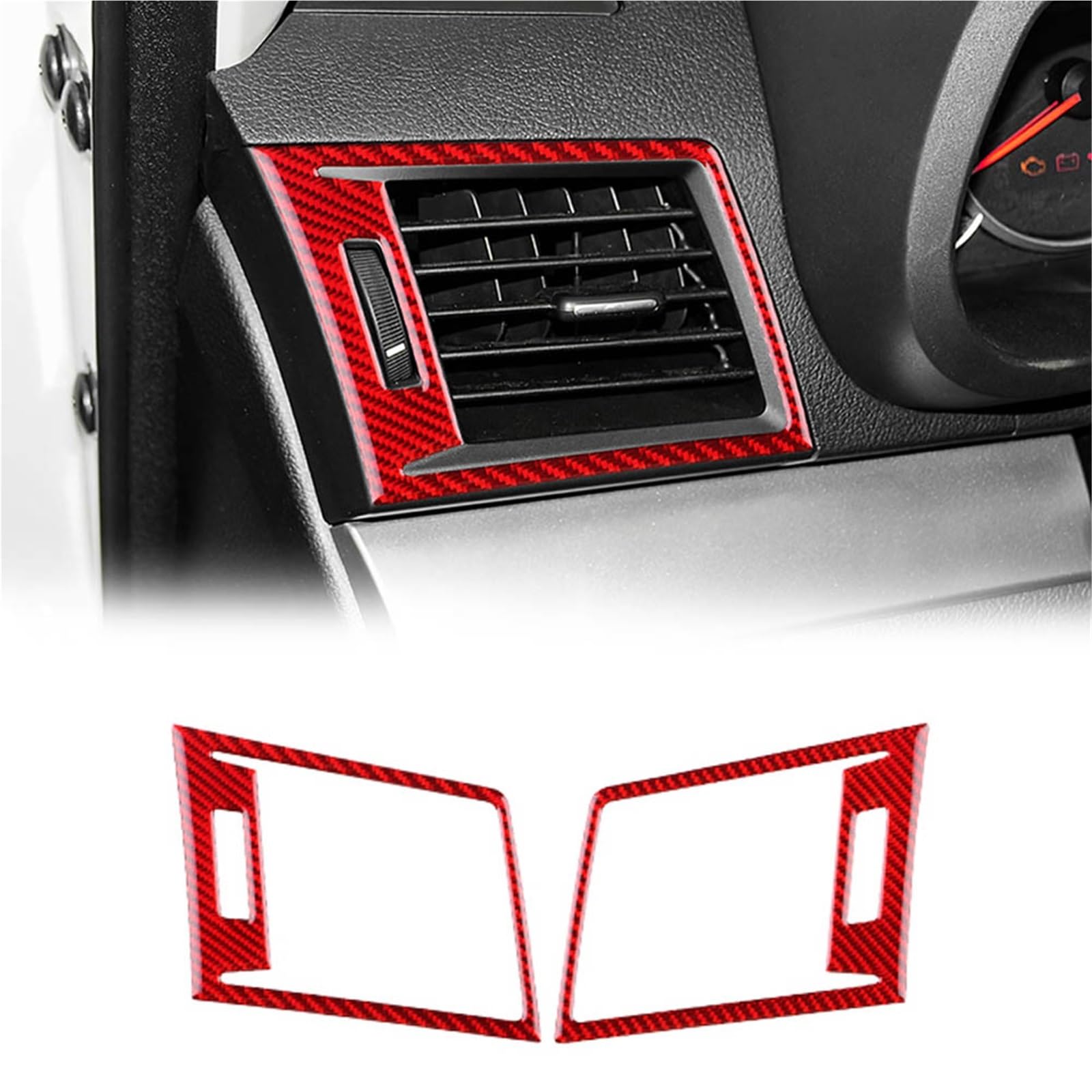 Interior Decoration for Subaru for Legacy for Outback 2010-2014 Carbon Fiber Sticker LHD RHD Car Instrument Air Outlet Trim Accessories