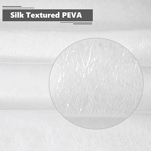 Miniatura 3 de Cortina de ducha impermeable para ventana interior de ducha, cortina de plástico de 24 pulgadas de largo, cortina de ventana de baño de vinilo