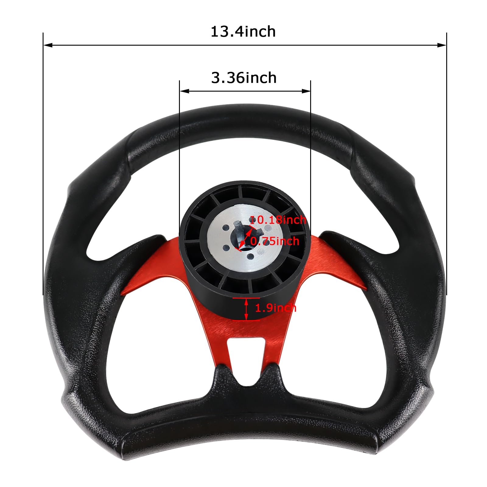Amazon | MOTAFAR ボートハンドル 3/4インチテーパーシャフト付き 滑り