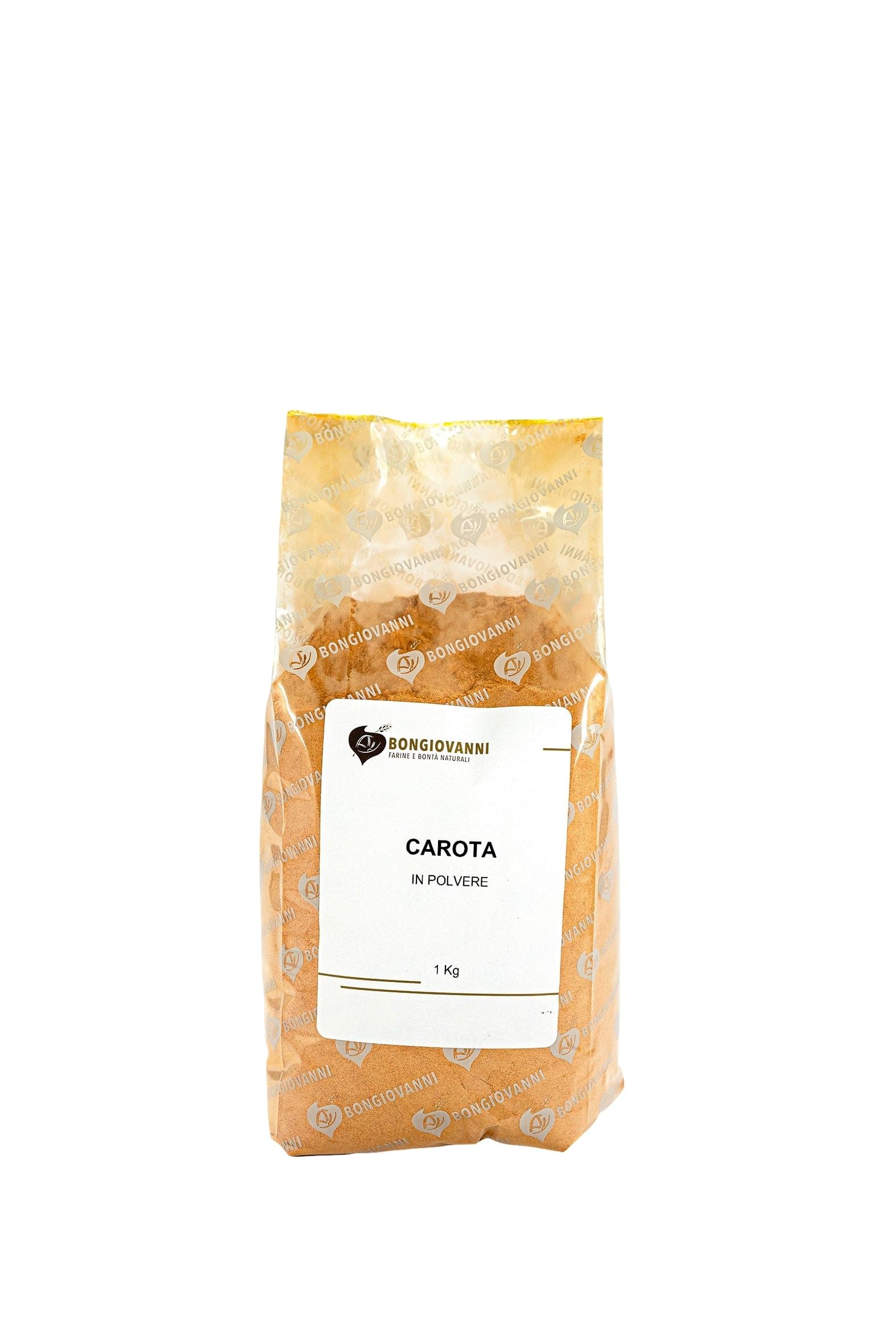 Bongiovanni Bontà Naturali – Zanahoria Deshidratada en Polvo 20 kg