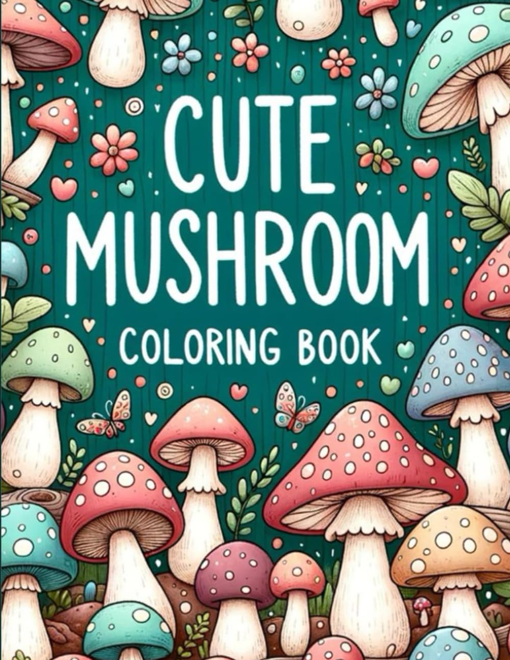 Summer Mushroom Coloring Book: Designs for Stress Relief, Mindfulness, and Creative Fun