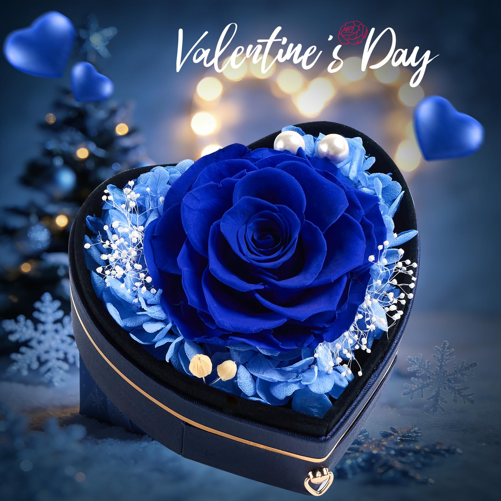 Rosa Eterna Regalo Mamma | Festa della Mamma, Compleanno Amica Nonna Fidanzata Moglie | Sorpresa per Lei | Fiore Eterno Decorativo | Ti Amo per Sempre,Regalo Natale San Valentino Anniversario