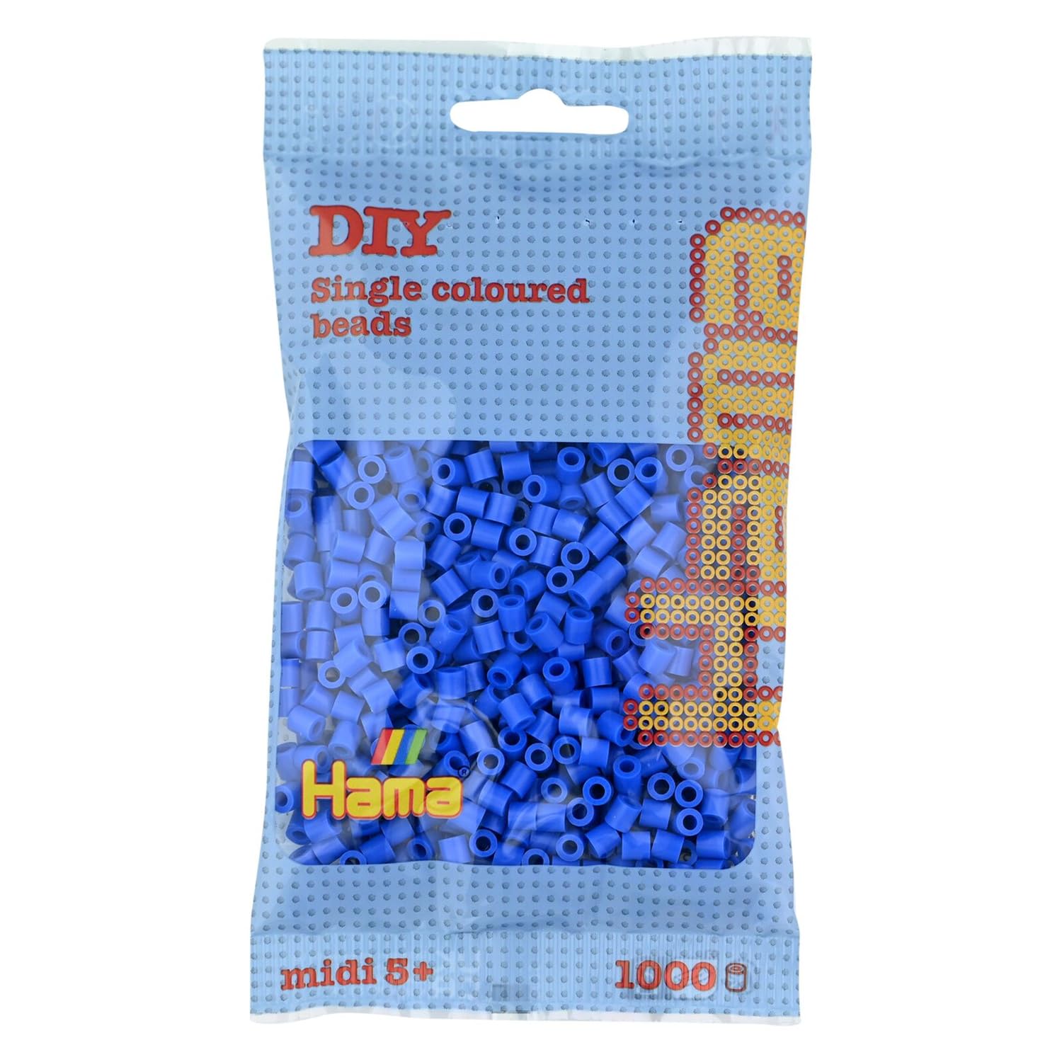 Hama 207 Perline Da Stirare Midi, Bustina Da 100 Pezzi, Colore Verde, Per Creazioni Fai-da-Te