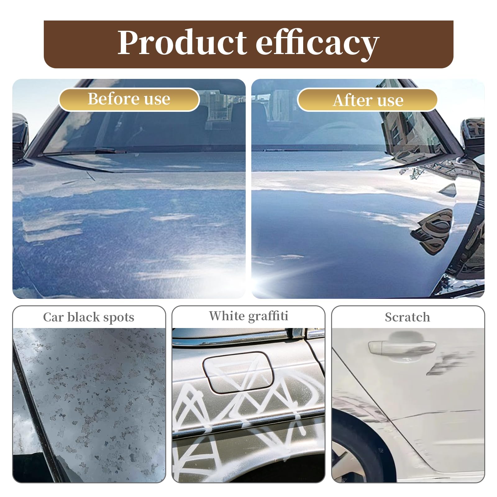 2PCS 100ML PTZ Crystal Serum - Advanced Graphene Ceramic Coating for Cars, Quick Effect Car Coating, 9H Graphene Coating for Auto Car Detailing, Coat Restore for Paint, Glass & Wheel - 2