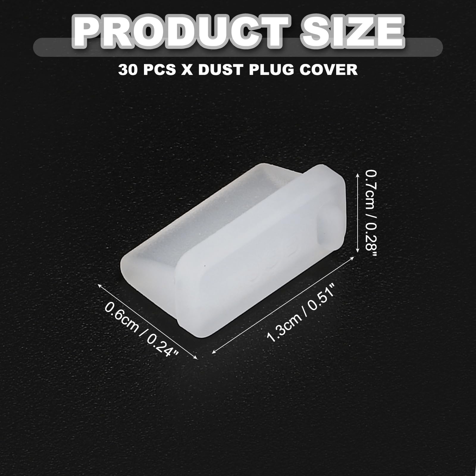 12 Tappi Antipolvere In Silicone Per USB-C – Impermeabili, Riutilizzabili, Dimensioni 0.87×0.47 Pollici, Protezione Universale