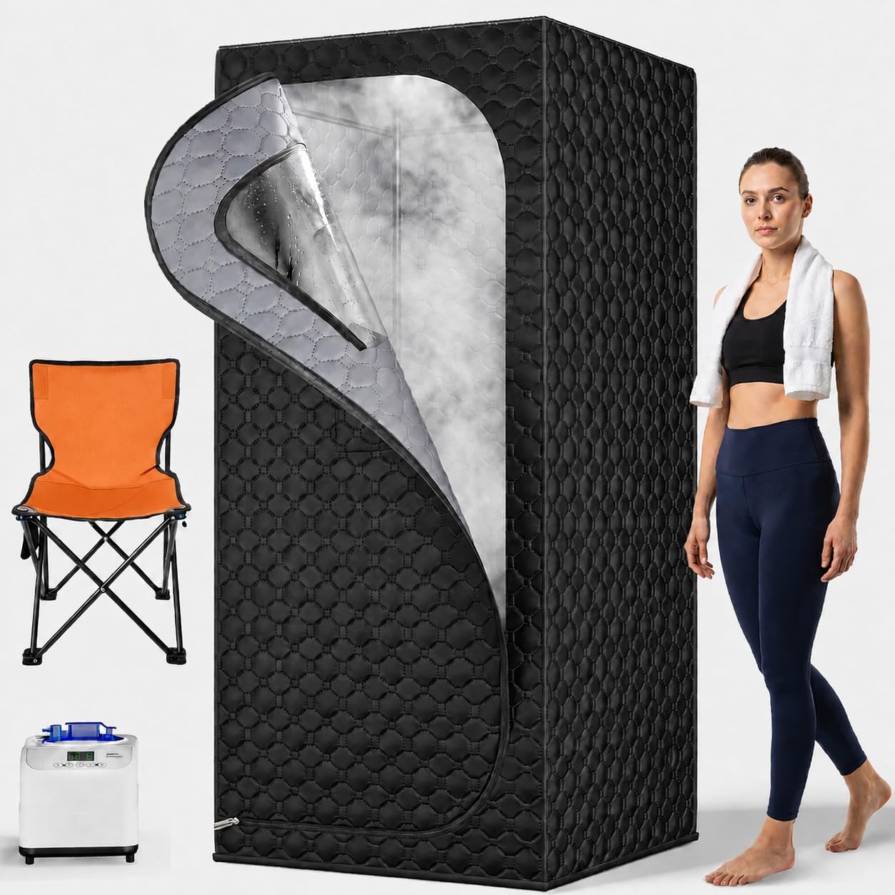 etoolab Portable Sauna for Home，Steam Sauna for Home Relaxat