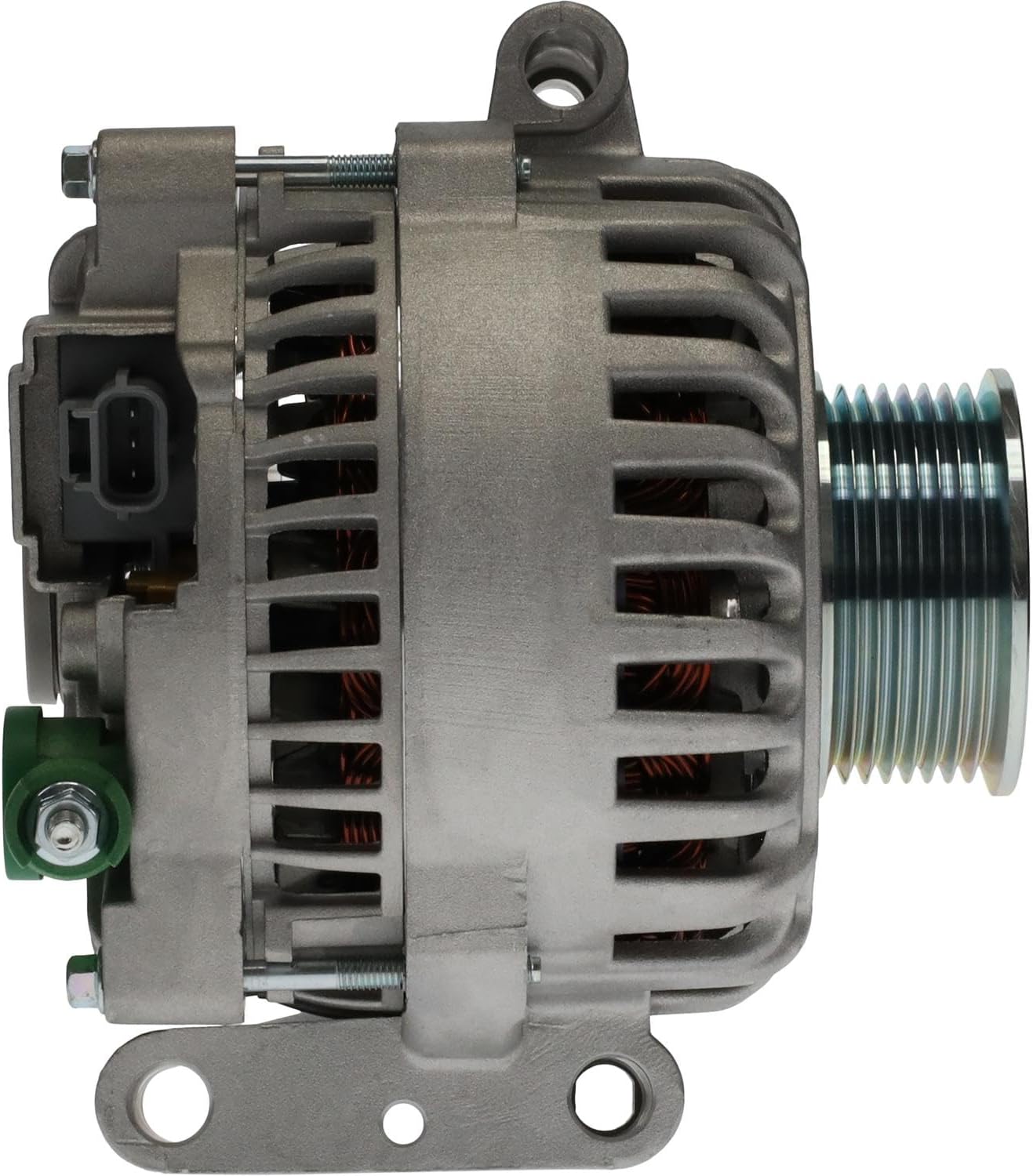 OEG Parts New HO 200 AMP Alternator Compatible With Ford Trucks E450 V8 6.0L Diesel 04-08, F250 F350 F450 F550 V8 6.0L Diesel 03-05, Van E350 V8 6.0L Diesel 04-10 GL-552, GL-552-RM, GL-570, GL-634