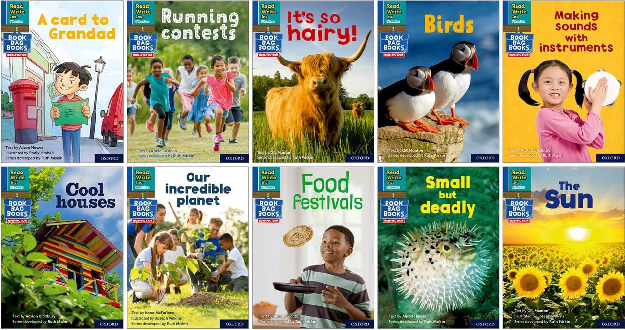 Read Write Inc. Phonics Book Bag Books: Set 6 Blue: Non-Fiction Mixed ...