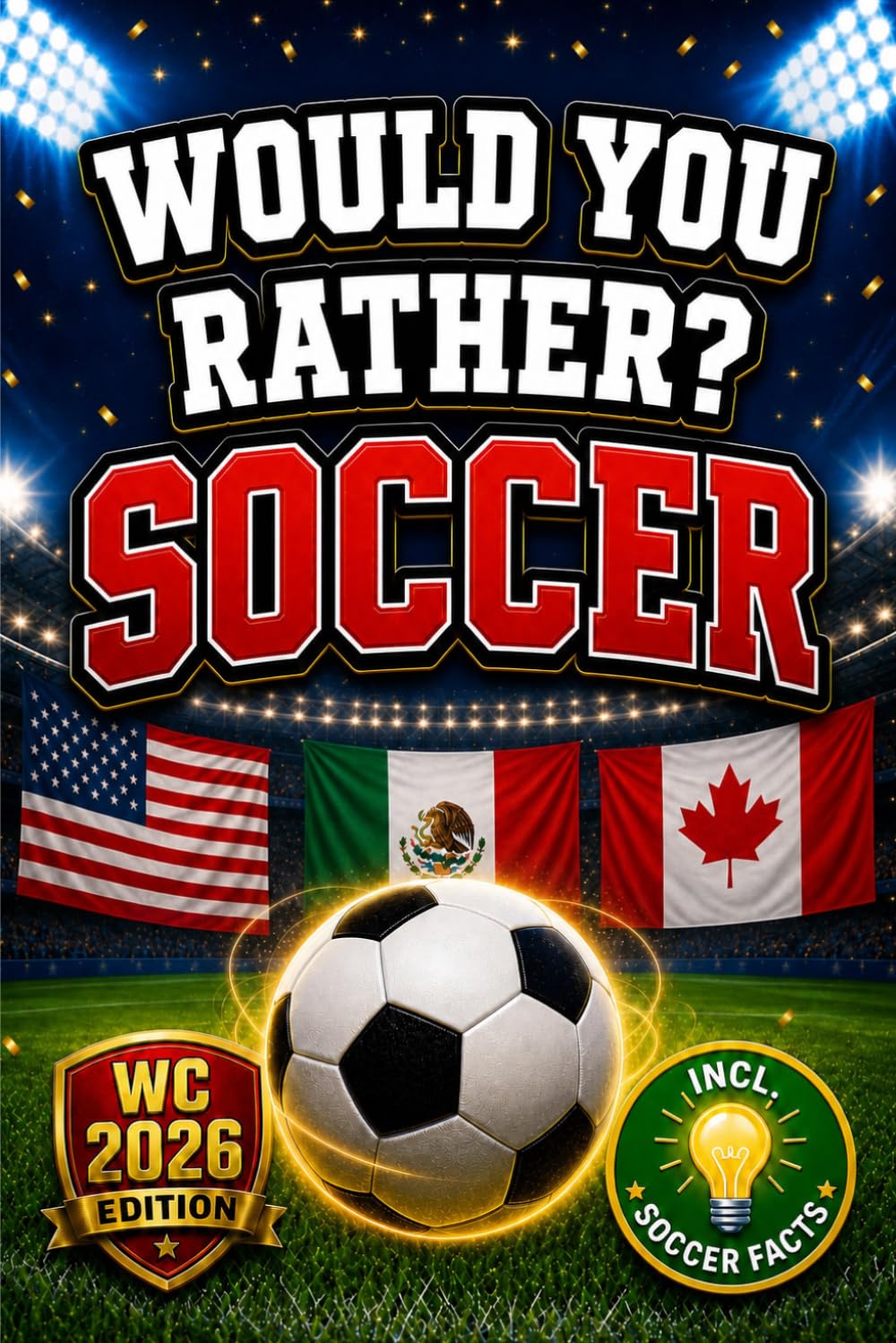 Would You Rather? Soccer Edition: 250+ Funny & Hilarious Questions and Scenarios for Kids Ages 8-12 (incl. Soccer Facts)
