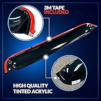 Vista 3 de Cubierta para techo corredizo para techo corredizo de automóvil, compatible con Saturn Relay 1 a Relé 3 2005-2007 Deflectores de ventana