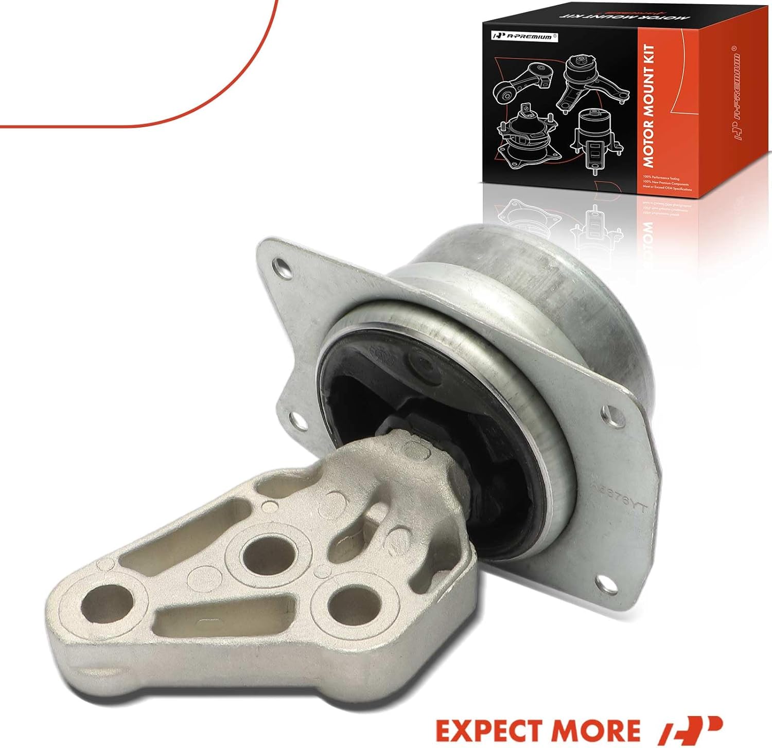 A-Premium Center Transmission Mount Compatible with Chevrolet Malibu 2013-2015 & Buick LaCrosse 2010-2016, Regal 2014-2017, Allure(Canada) 2010, 2.0L 2.4L 3.0L 3.6L