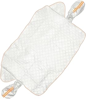 MAGICLULU Cubierta De Parabrisas Magnética para Protector Hielo Material De Resistente Instalación con Imanes con Franjas Reflectantes para Seguridad