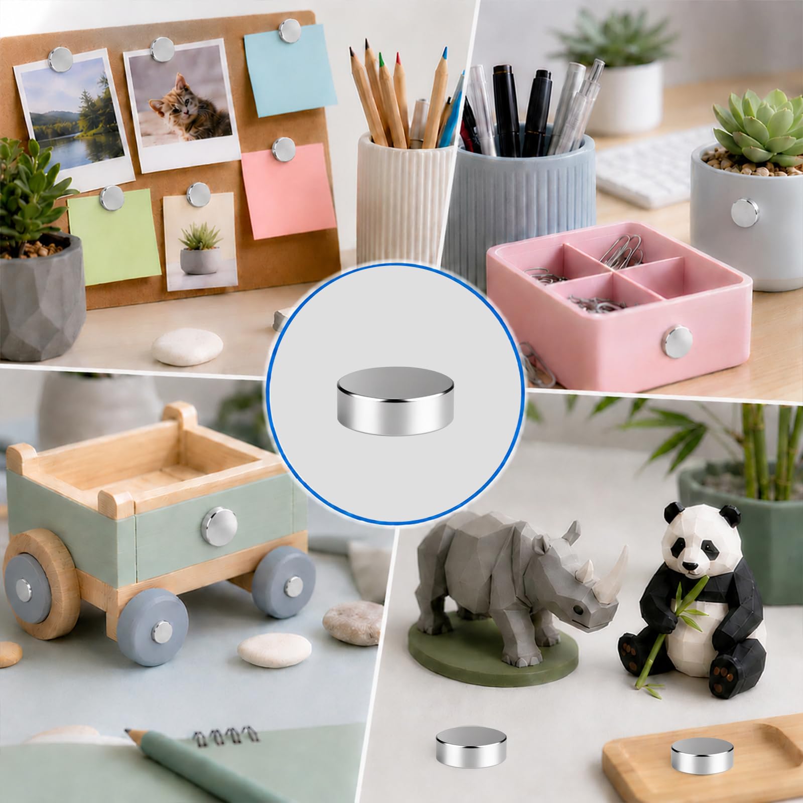 300 Neodymium Magnets - Strong Fridge & 3D Printing -5