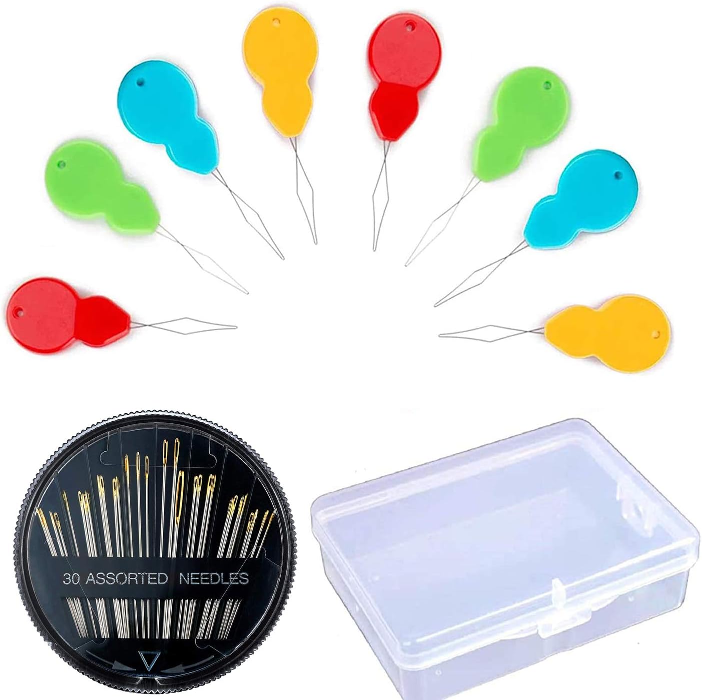 30 Pieces Gourd Shaped Needle Threaders and 30Count