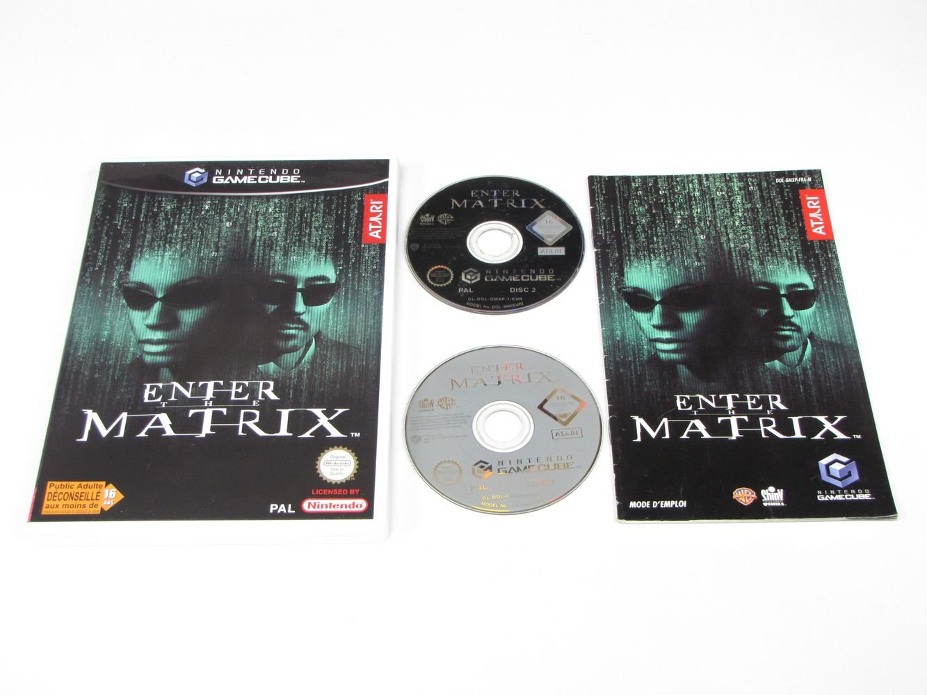 Jeu GameCube Enter The Matrix - Version FR, état Moyen, Manque La Notice