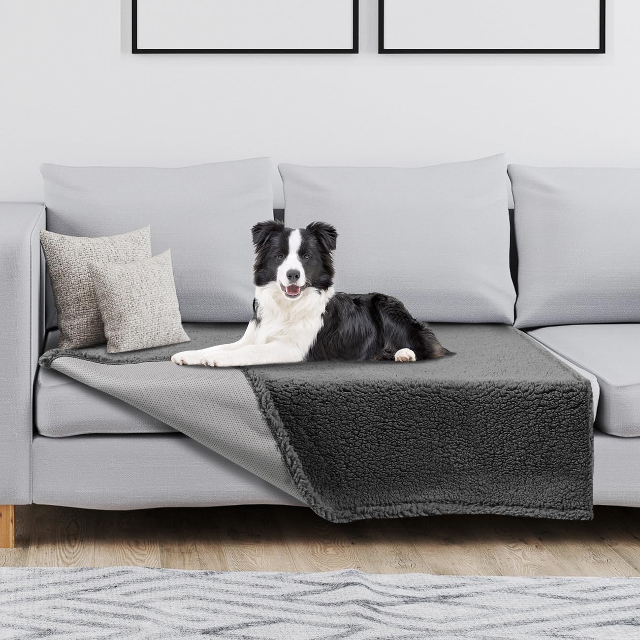 Onarway Waterproof Dog Blanket for Sofa: Washable Pet Bed Blanket Sofa Cover Protector for Dogs Cats