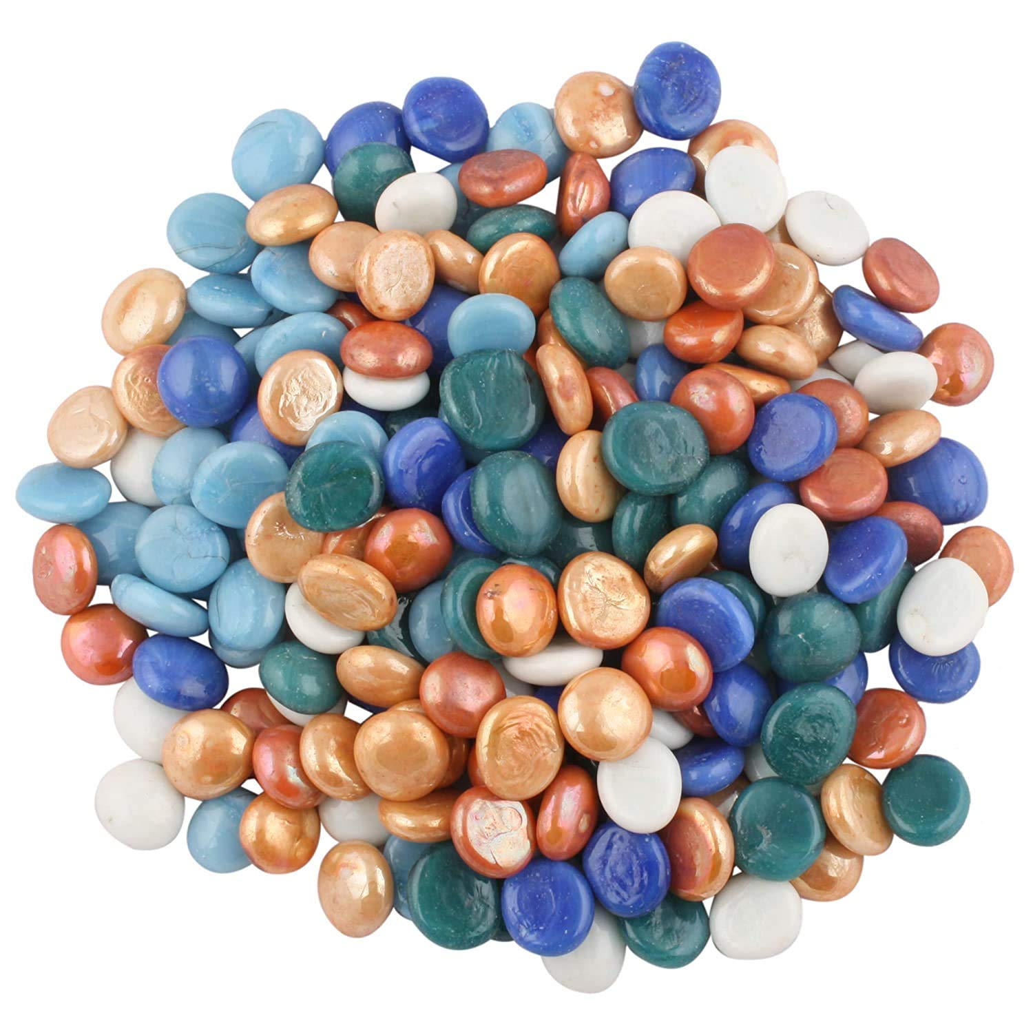 LICAN Decorative Multi Purpose Round Glass Pebble Stones for Plant Pots Vase Filler Aquarium Home Garden Outdoor Decoration (Multicolor, 3 Kg) (B0BFBP33LJ) Amazon Price History, Amazon Price Tracker