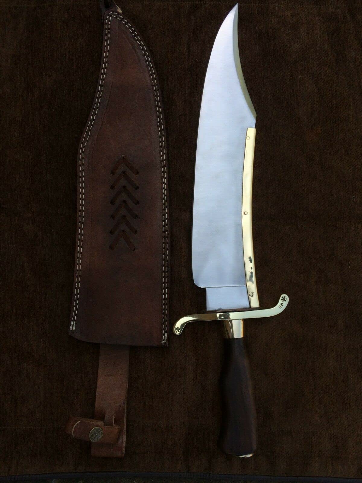 SUFI Custom Handmade 5160 Spring Steel Alamo Musso Bowie Knife True Replica, JimBowie, James Bowie, Jim Bowie, Museum Replica