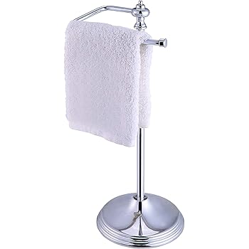 Metal Paper Towel Stand Style Holder Kitchen Bedroom Bathroom Counter Top Bronze
