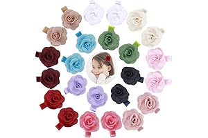 Cute Alligator Hair Clips Barrettes for Girls - Flower Style