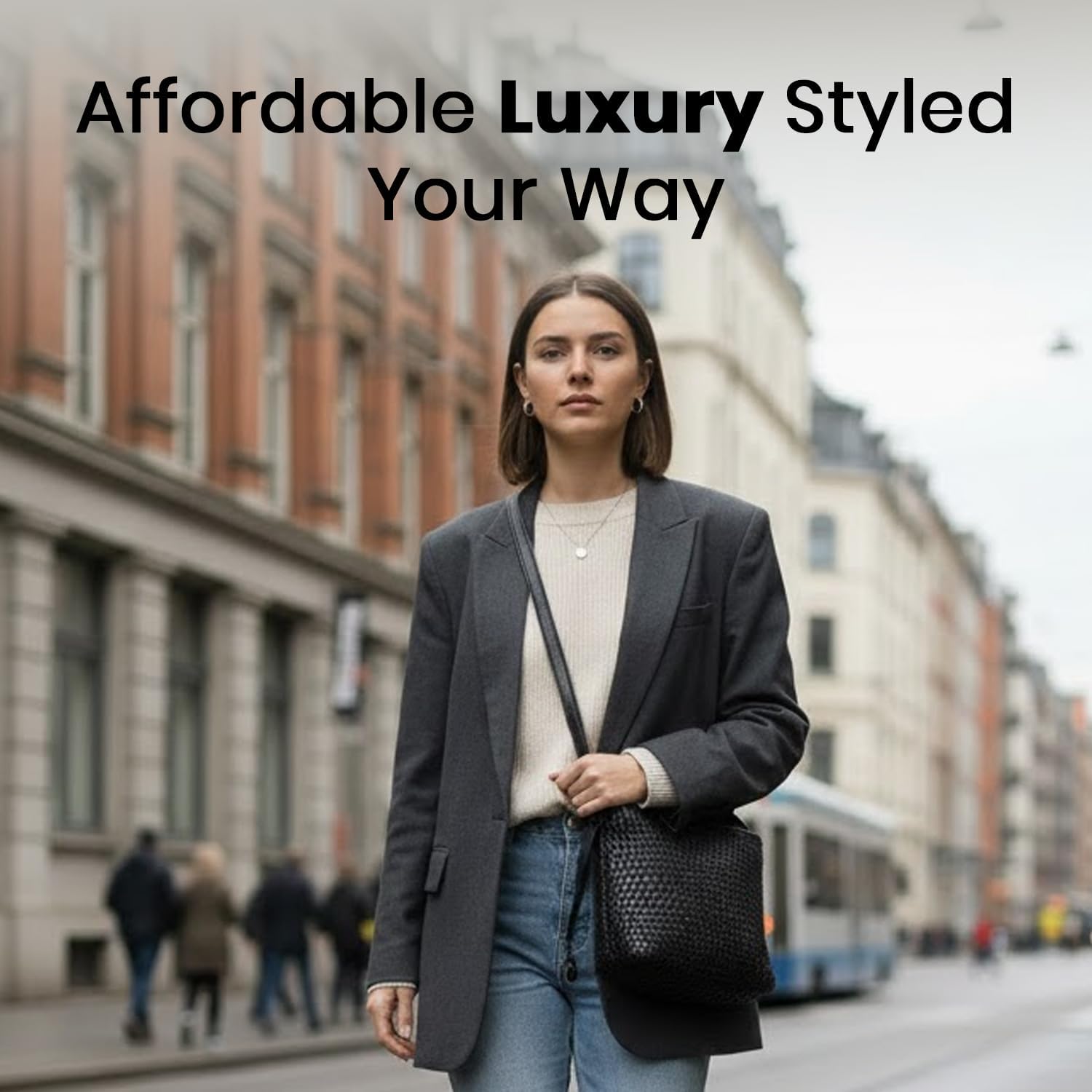 Genuine Leather Crossbody Sling Bag for Women - Trendy Casual Office Bag with Adjustable Strap - Image 7