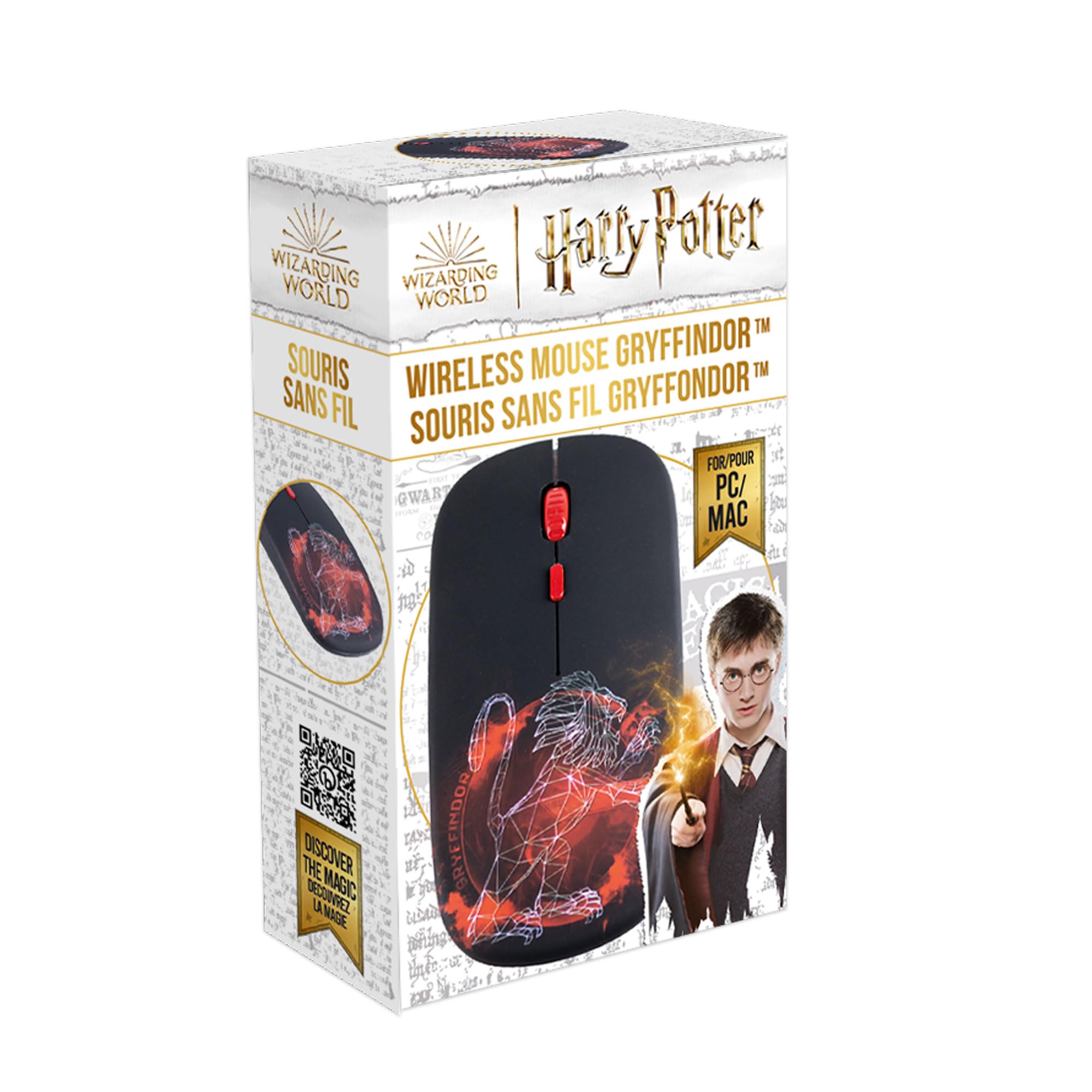 Freaks And Geeks Wizarding World - Harry Potter - Wireless optical Mouse Optique - Gryffindor