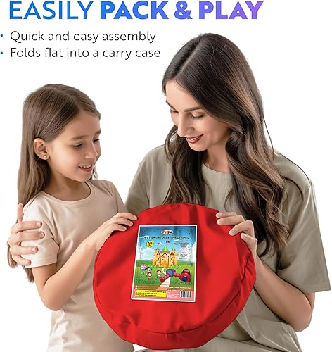 Miniatura 5 de Túnel para juegos infantiles, tienda de campaña, Playz 4 piezas Pop Up, con 2 túneles para arrastrarse y 2 tiendas de campaña, tiendas de campaña