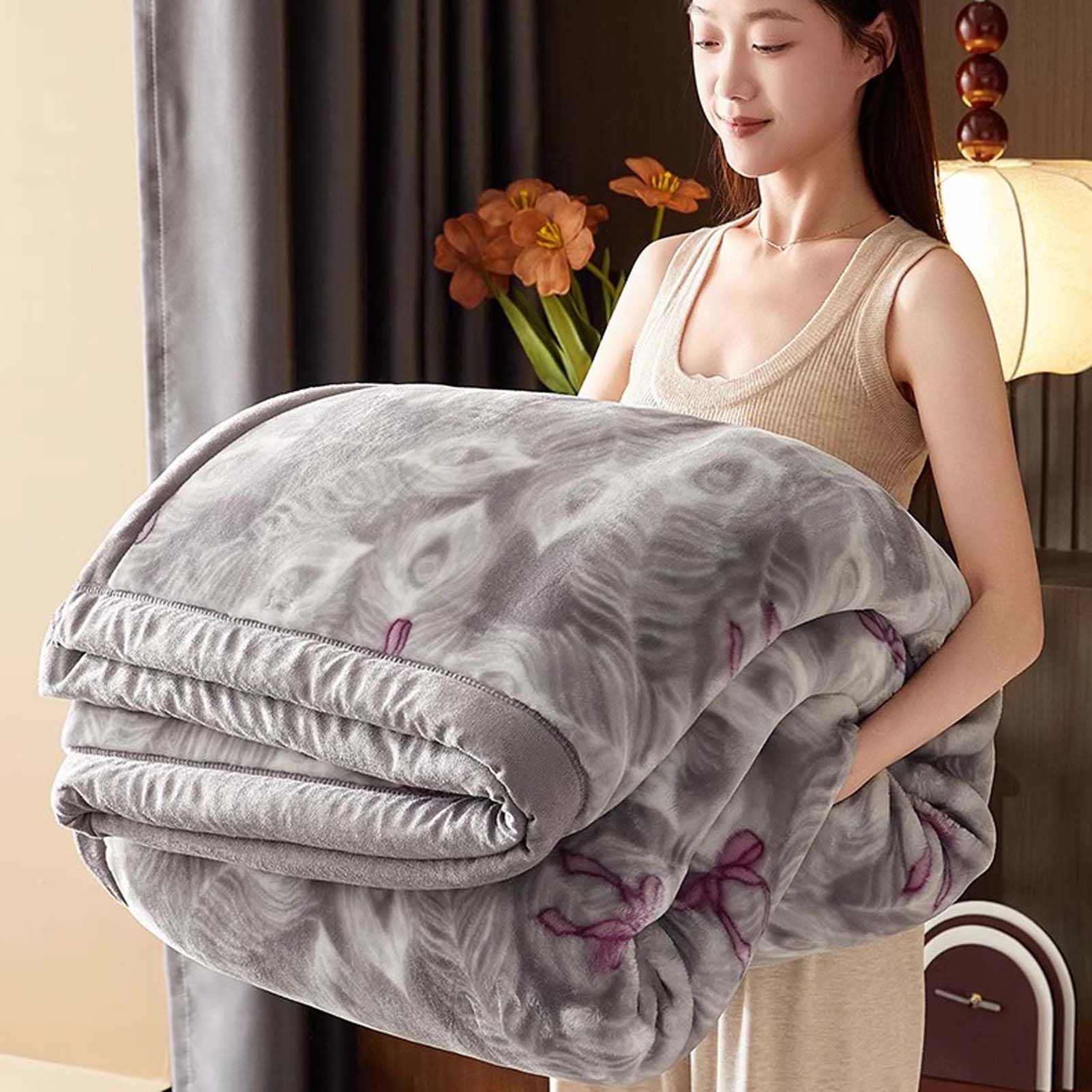 Manta De Felpa, Manta Suave, Manta Cálida – Manta para Cama Y Sofá con Tacto Aterciopelado, Calor Envolvente, Tela Transpirable Y Uso Versátil para Hogar, Descanso Diario