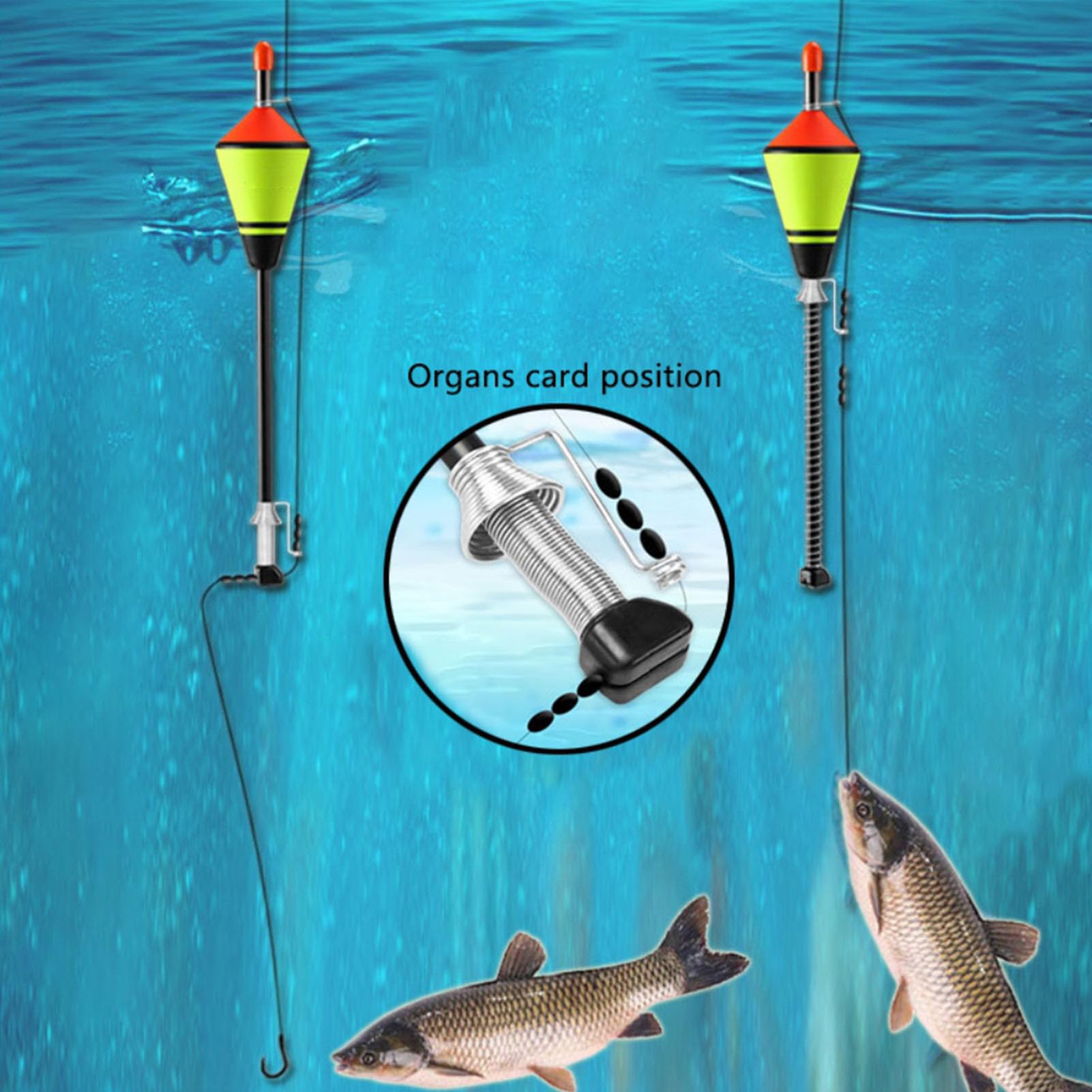 Flotadores de pesca automáticos, de pesca automática portátil, bobinas de pesca automáticas LED, flotadores de pesca iluminados, dispositivo de flotador de pesca LED, bobinas de pesca rápida de