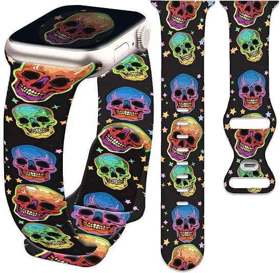 Compatible with Apple Watch Band 38mm 40mm 41mm 42mm 44mm 46mm 45mm 49mm for Women Men, Soft Silicone Waterproof Replacement Strap for iWatch Bands Series 10 9 8 7 6 5 4 3 2 1 SE Ultra/Ultra 2