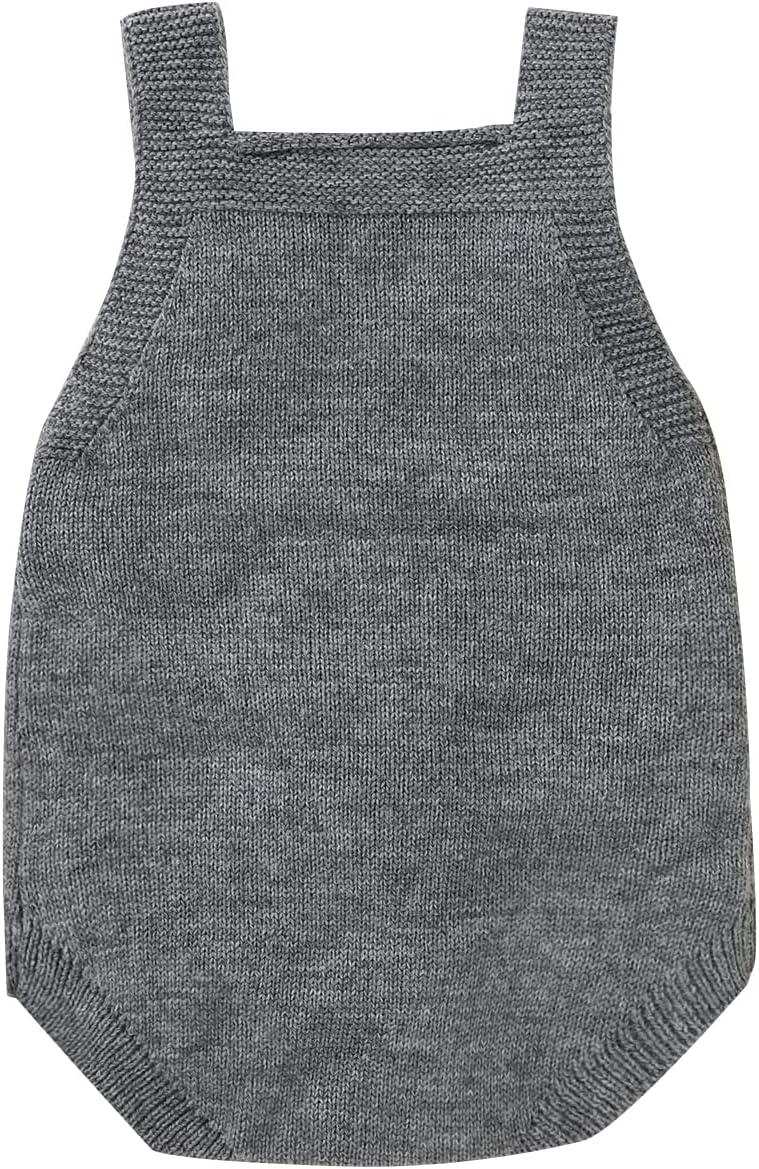 mimixiong Baby Bunny Sweater Toddler Jumpsuits Kid's Knitted Cute Rabbit Romper for Easter Christmas