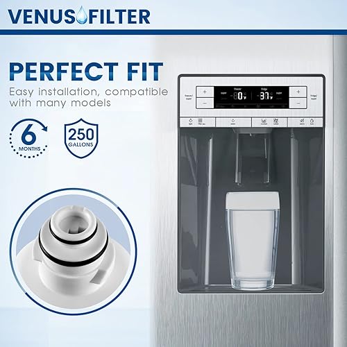 Miniatura 4 de 12033030 Repuesto para Bosch Water F Ilter  Compatible con BORPLFTR50, 11025825, BORPLFTR55, WFC100MF, B36CT80SNS, B36CL80ENS (2 piezas)