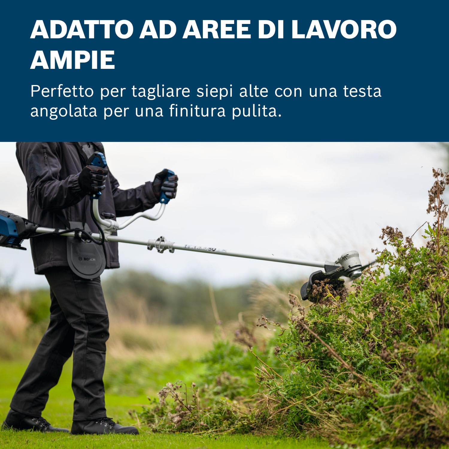 Bosch Pro Decespugliatore a batteria GFR18V-25 BH senza batt./caric. | motore brushless 600 W, taglio con lama: 25 cm, taglio con filo: 40 cm