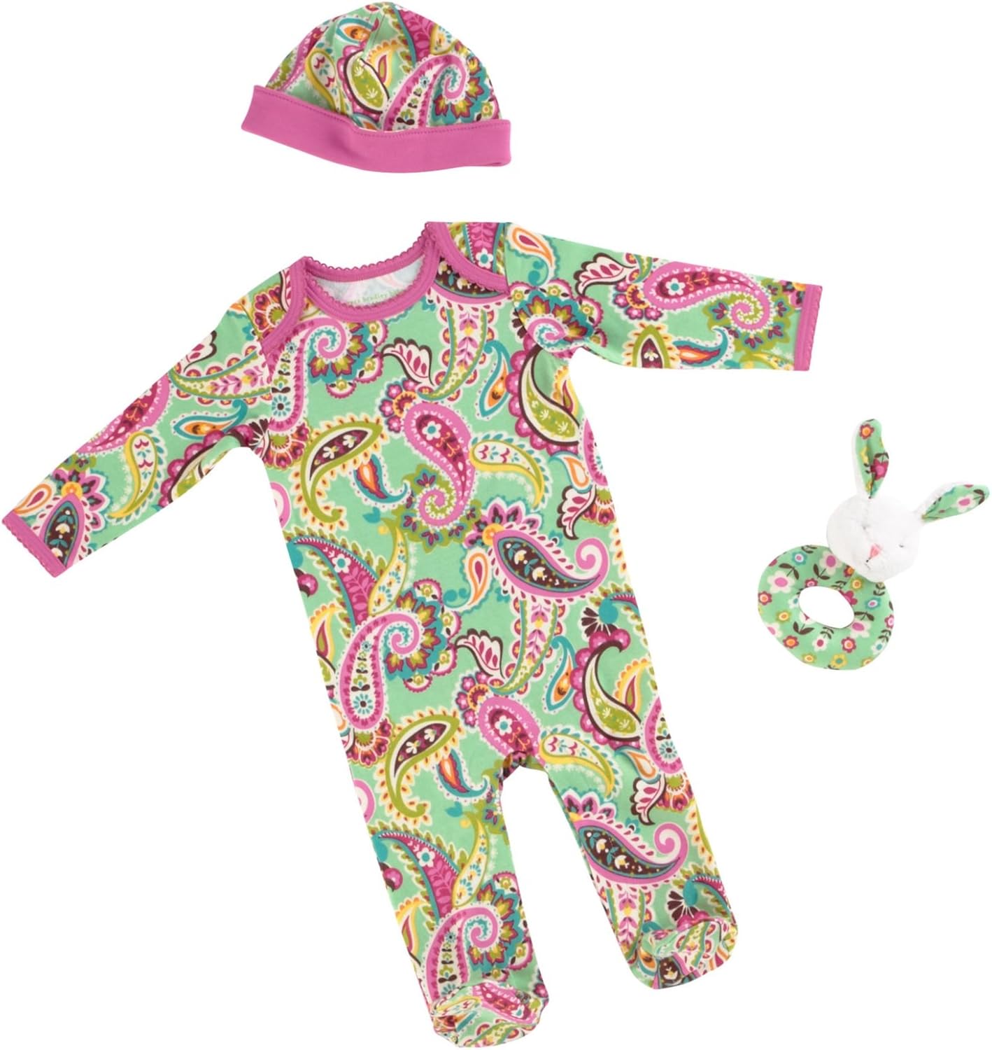 Vera Bradley 3 Pc. Layette Set in Tutti Frutti 3-6 Months