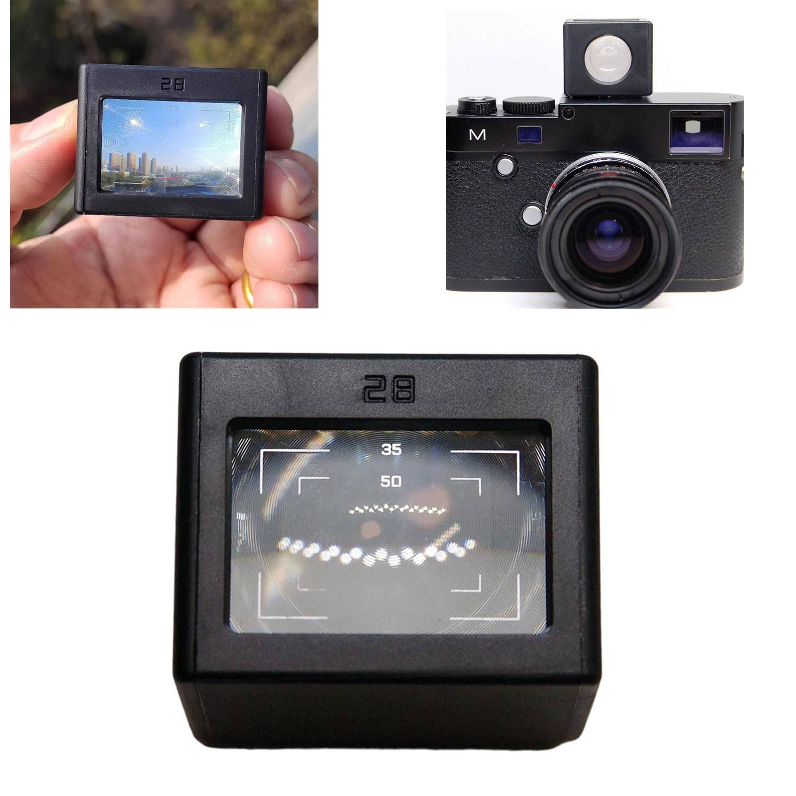 フィルムカメラ Livita Amazon.com: 28mm Waist Level Viewfinder with 35/50 and 40 Frame