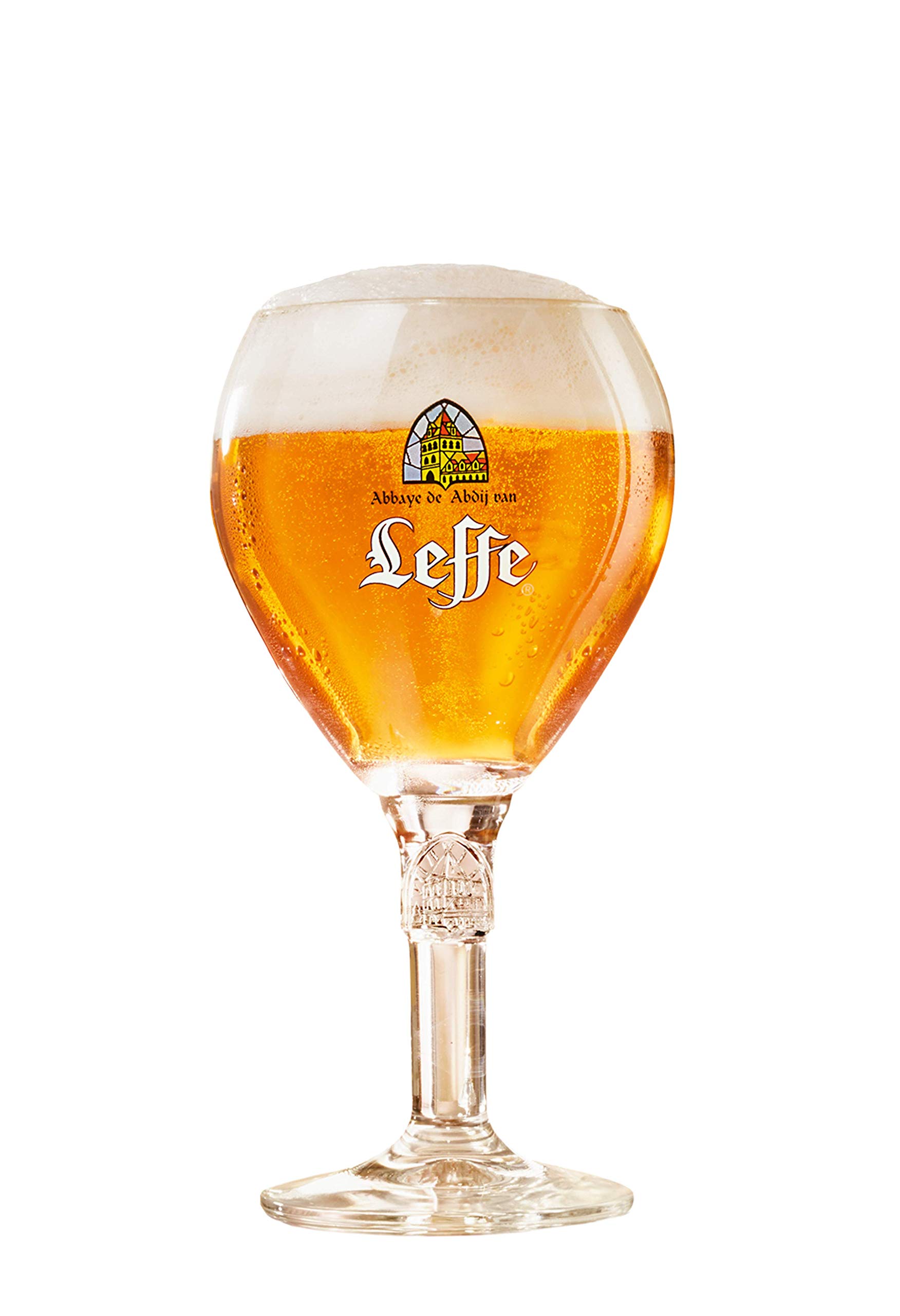 Leffe Lot de 6 verres à bière 0,33 l avec sous-verres – Verres Leffe 0,33 l pour la gastronomie et la collection – Verre à bière 33 cl – Passe au lave-vaisselle