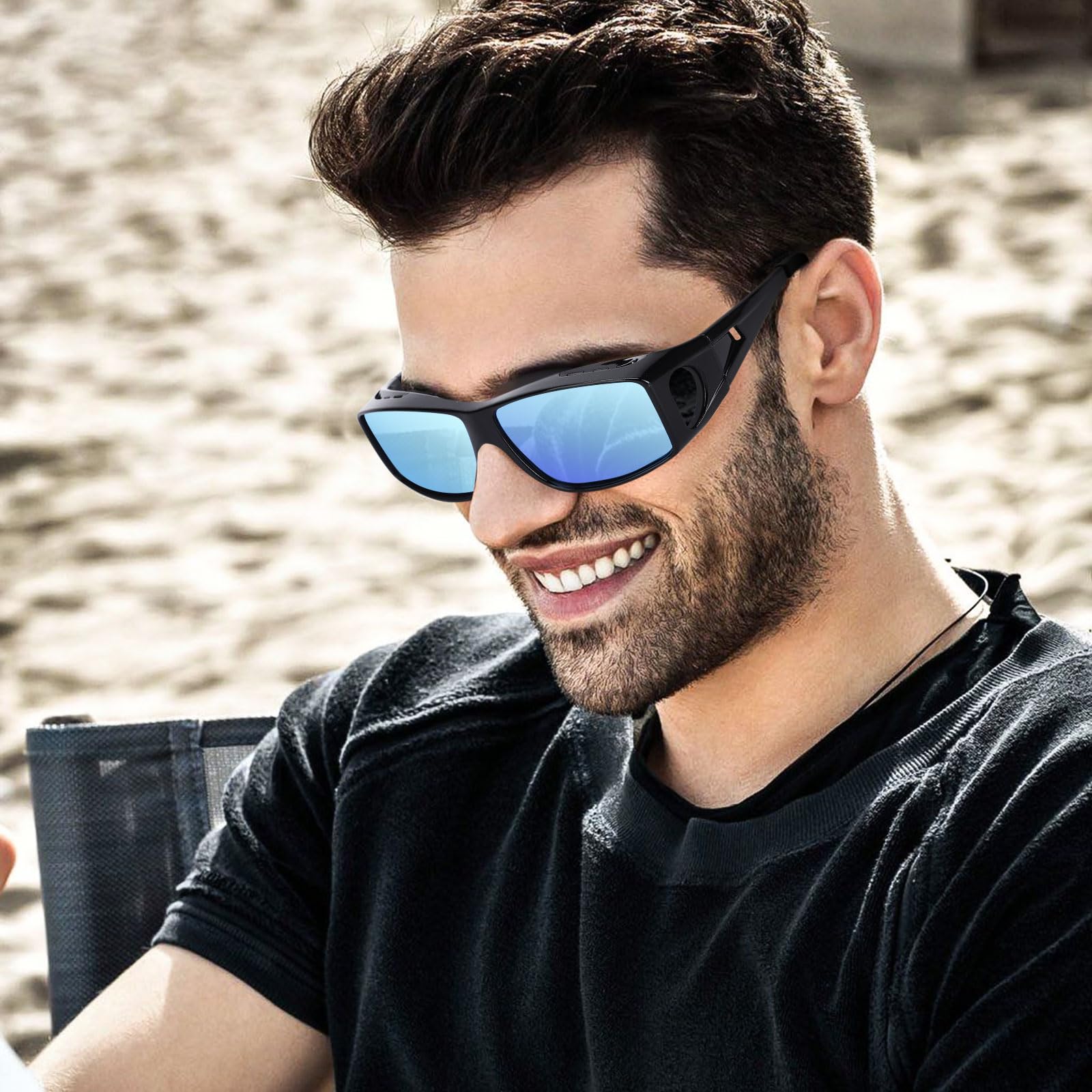 Gafas de sol para hombres y mujeres, gafas de sol polarizadas con protección UV400