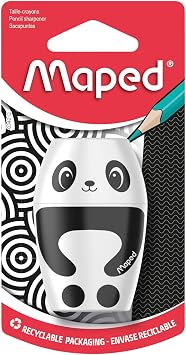 Maped Shaker Pencil Sharpener Panda or Penguin