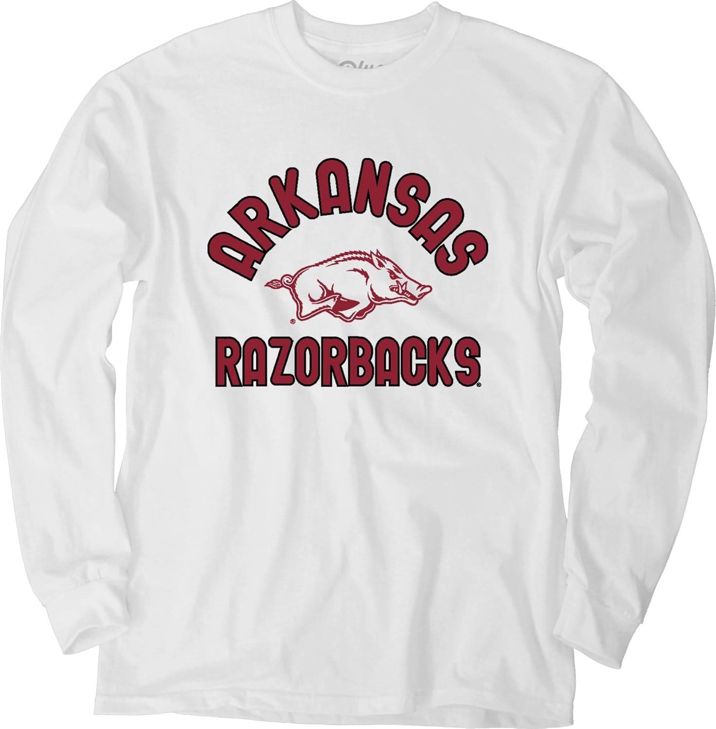 Arkansas Razorbacks Long Sleeve T Shirt Line Up Secondary Color, Large