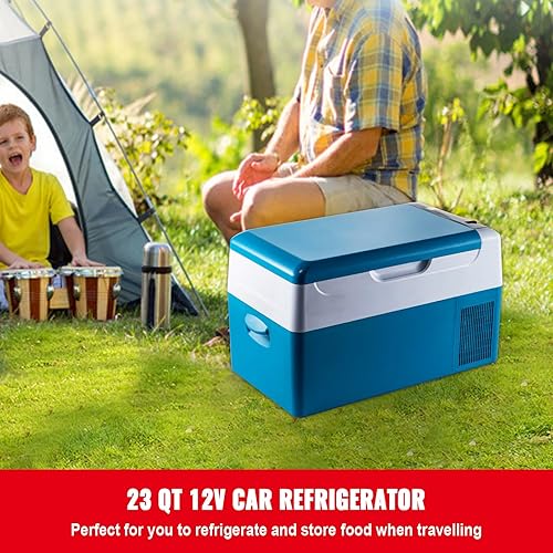Miniatura 3 de Happybuy Refrigerador portátil de 22 litros, 12 voltios con control de aplicación (-468), para camping, viajes, pesca, al aire libre