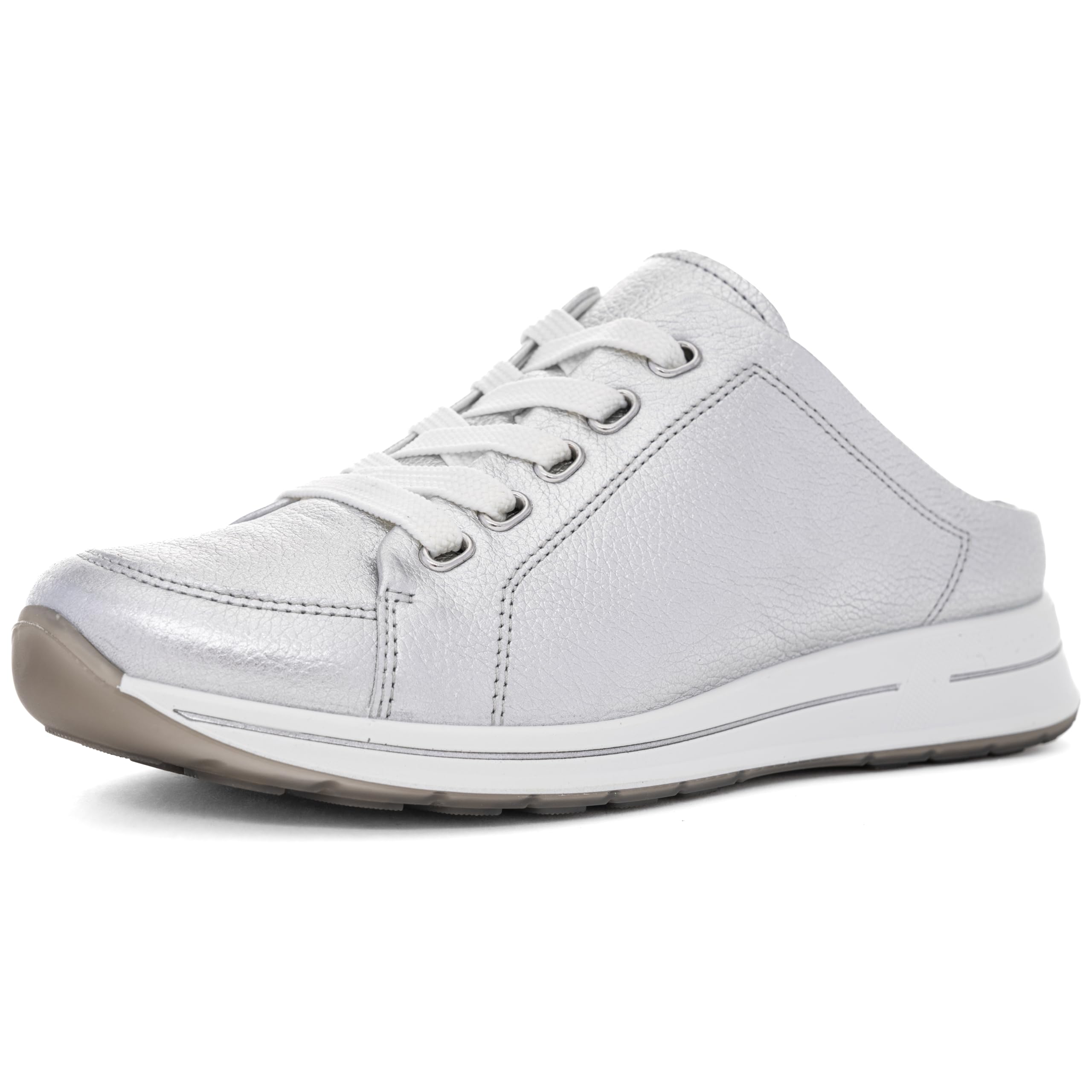 ARA Women Osaka Sneaker, Silver, 40 EU Weit