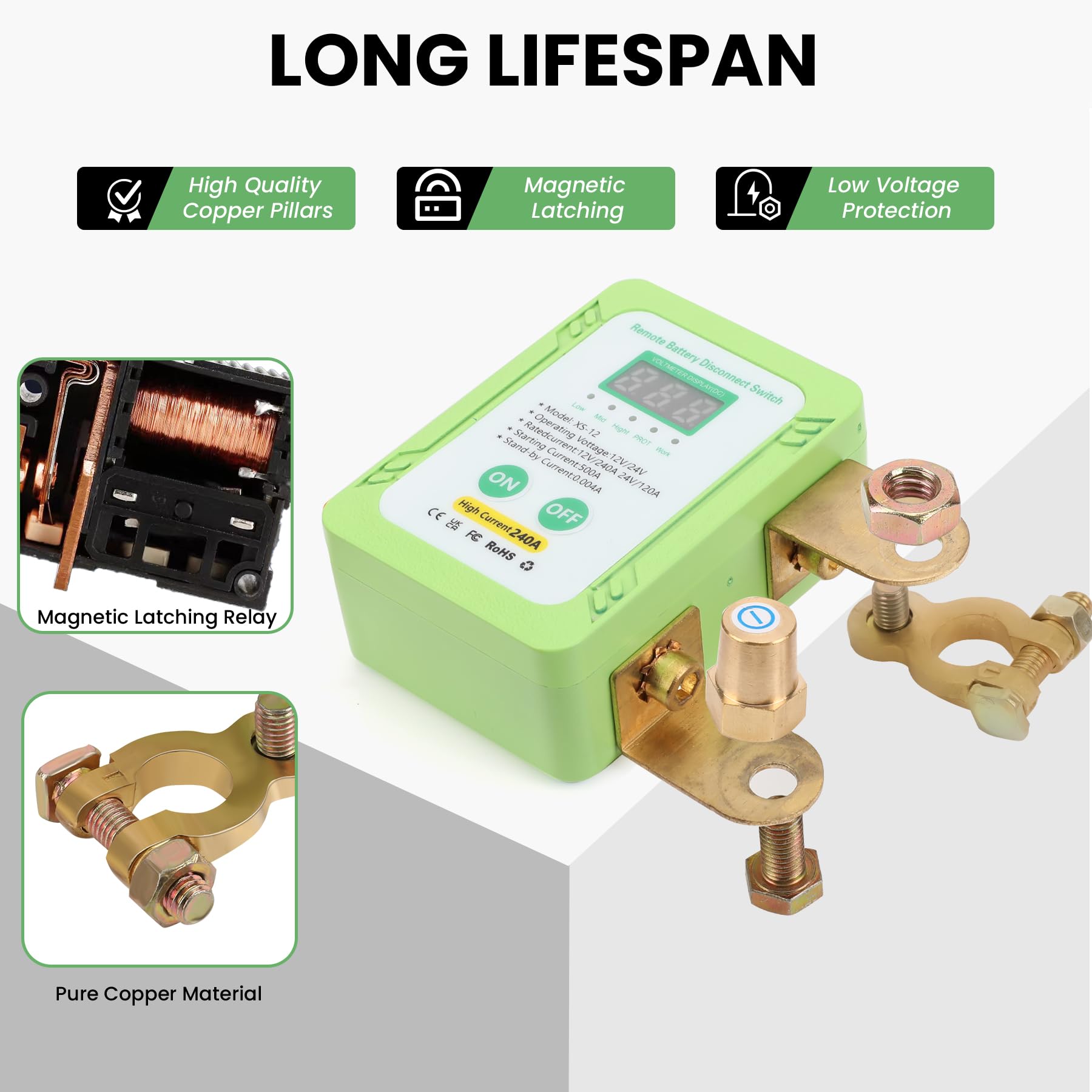 Stacca Batteria Auto 12V 200A Remoto - Doppio Telecomando Per Auto E Barche - Foto 6