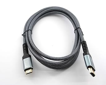 Mini HDMI to HDMI Cable, 4K 60Hz High Speed HDMI to Mini HDMI Cable Male Bi-Directional 2.0 Cord, for HDTV, Tablet, Camera and Camcorder. 1.8M