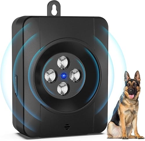 Dispositivo anticampón para perros, 4 transmisores recargables, anticampa