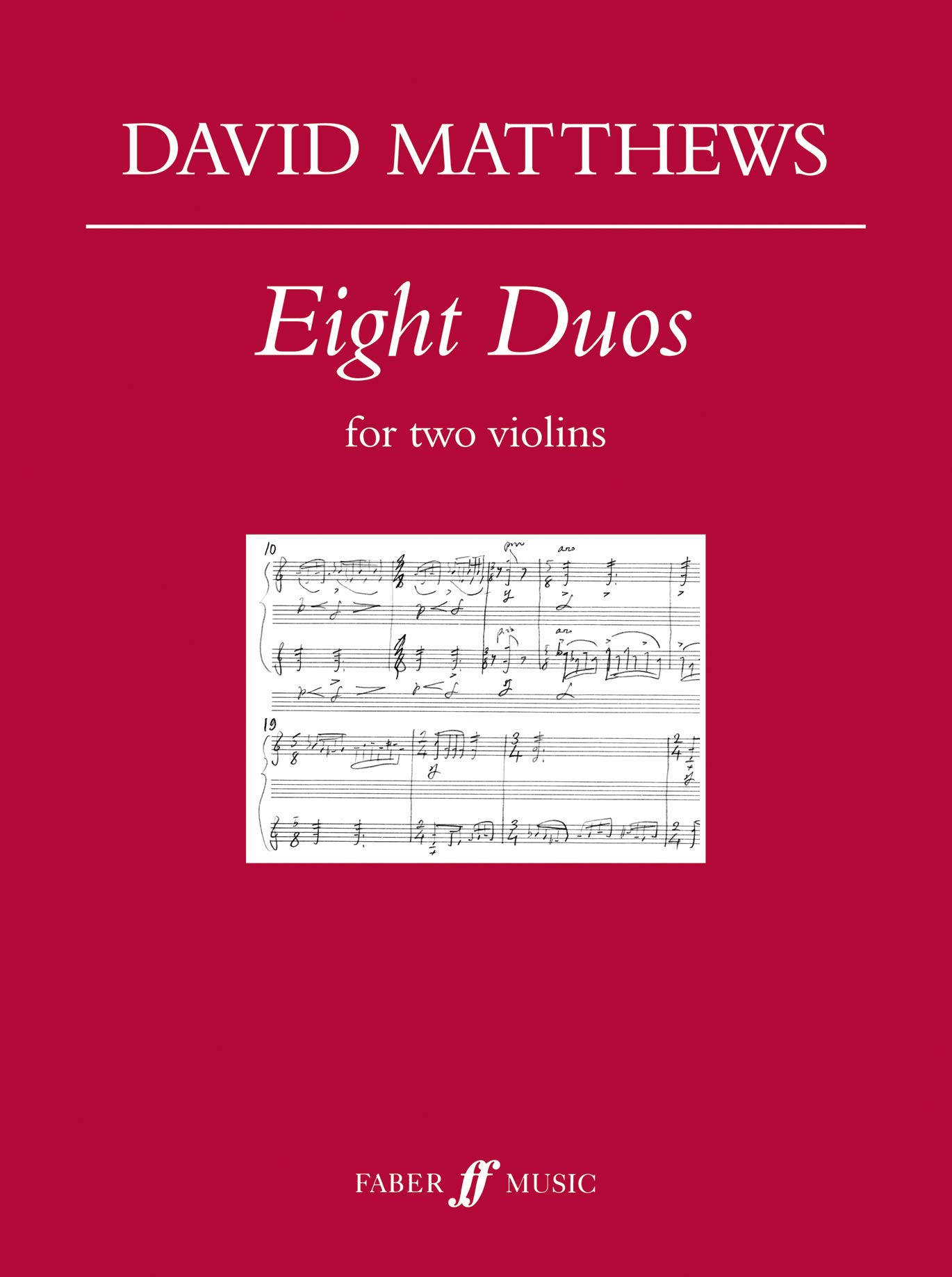 Eight Duos: For Two Violins (Faber Edition)