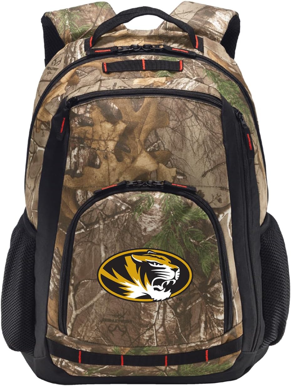 Broad Bay University of Missouri Camo Backpack Mizzou Backpacks - Laptop Section!