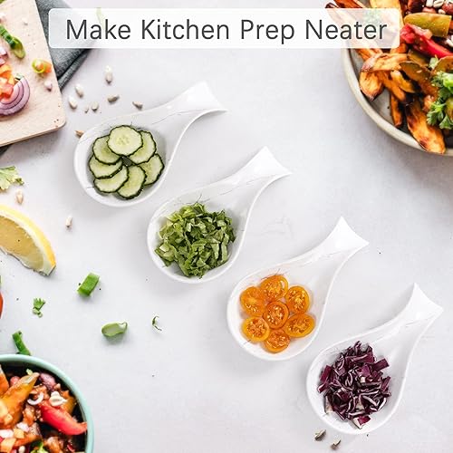 Miniatura 8 de Jabonera y soporte para cuchara, jabonera autodrenante en forma de hoja, soporte de cuchara de cerámica para cocina, soporte para cuchara para