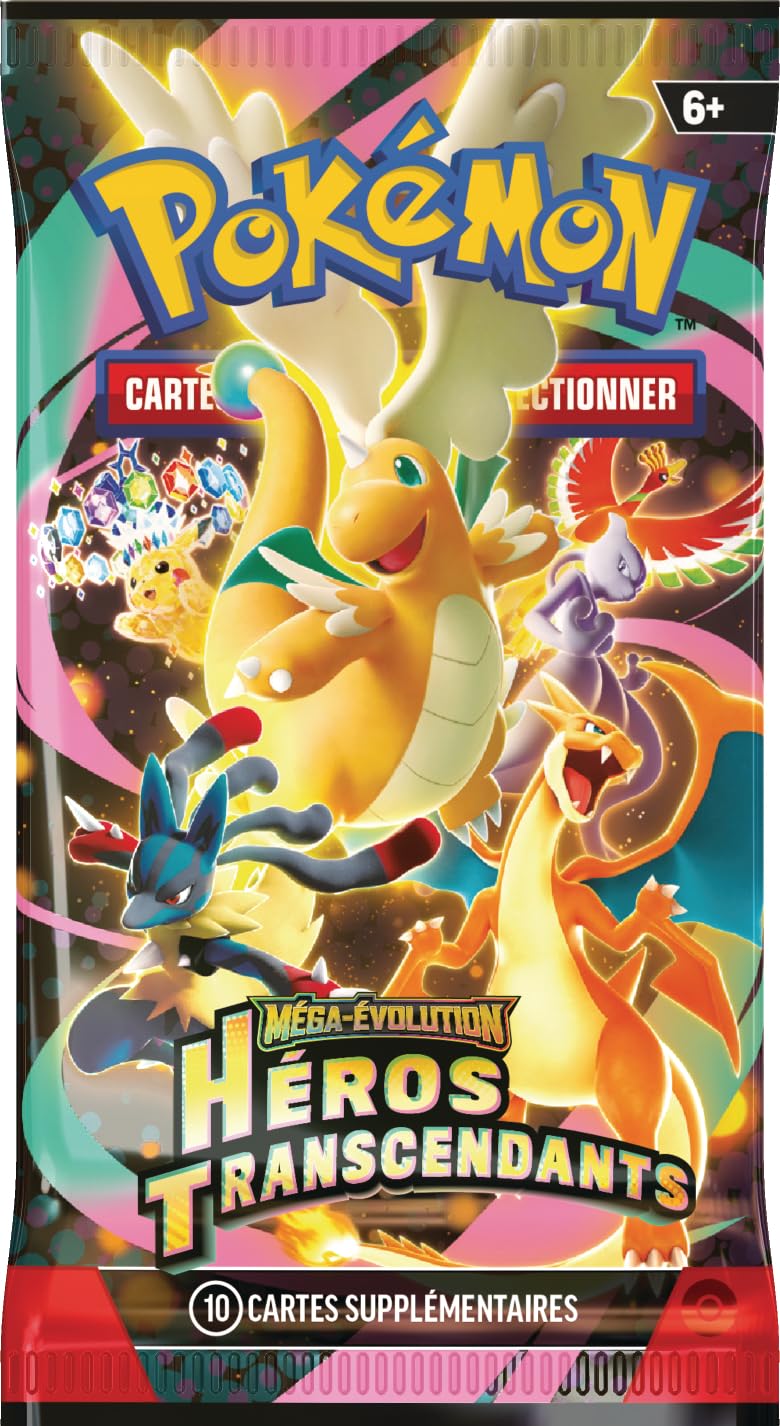 Pokémon : Set di booster Mega-Evoluzione - Eroi trascendenti (6 booster)
